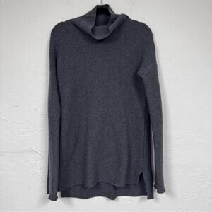 Banana Republic Grey Cashmere Chunky Knit Cowl Neck Sweater Womens S Fall Cozy
